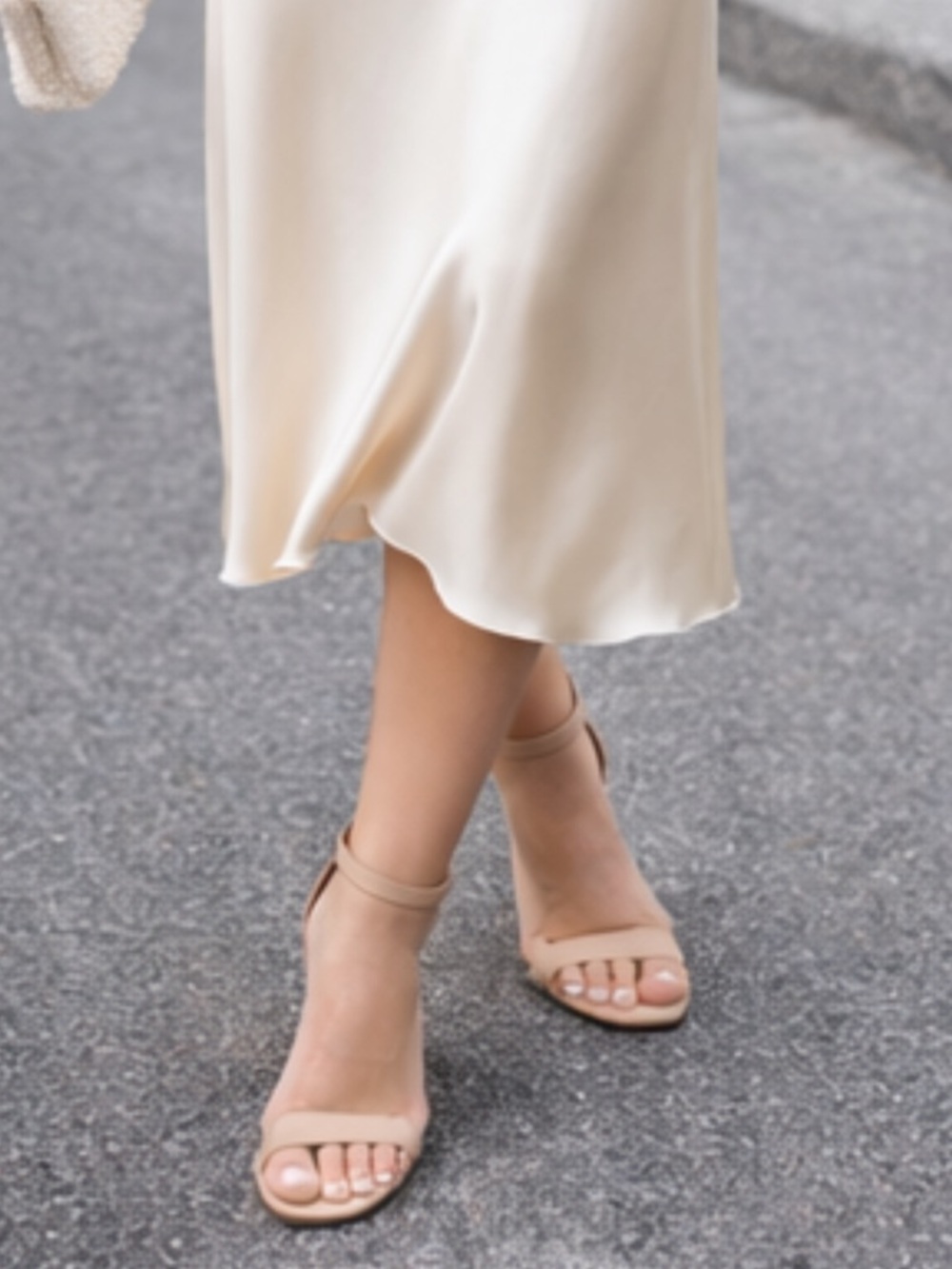 🔥Classic STUART WEITZMAN Nudist Nude Strappy Ankle‑Strap Heels Sz 8.5 Price Firm